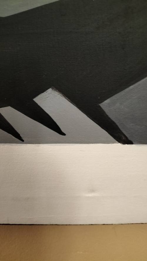 Stunning Abstract Acrylic on Boxed Canvas Marilyn Monroe Painting.