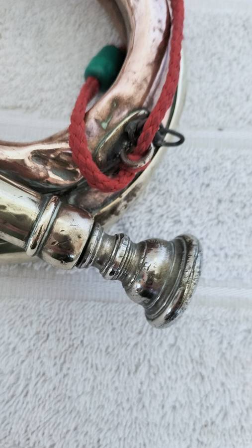 Stunning Antique Copper and Brass Bugle. Still working