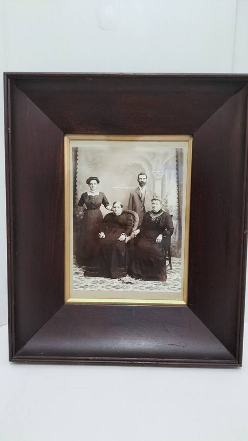 A Magnificent Very Old Frame with Old Family Photo