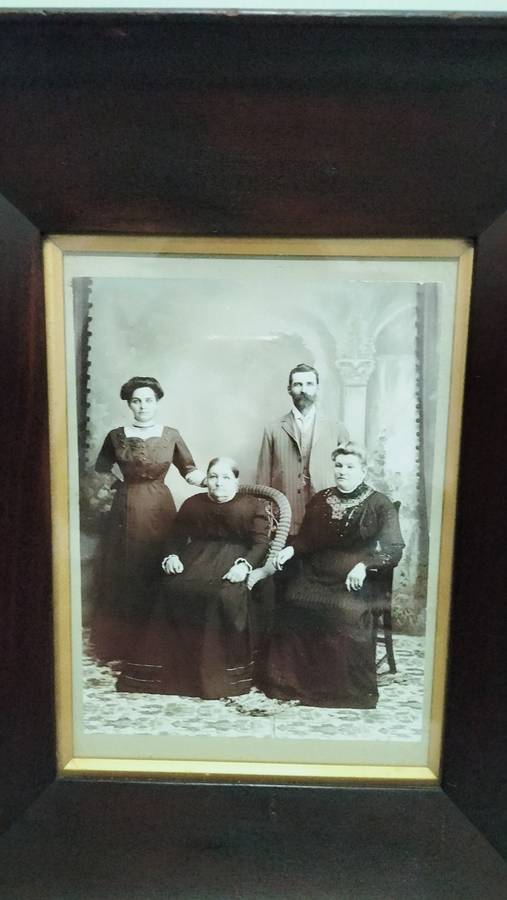 A Magnificent Very Old Frame with Old Family Photo