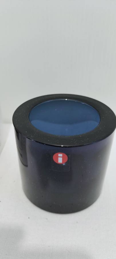 Stunning iittala Heikki Orvola Blue Votive T-light Candle Holder in Box