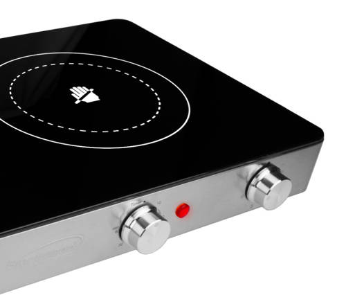 Portable Infrared Stove Cooker- Black/Silver