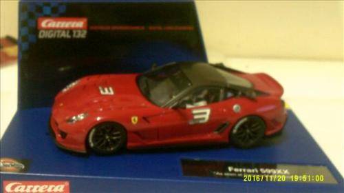 132 SCALE CARRERA SLOT CAR FERRARI 599XX (DIGITAL)