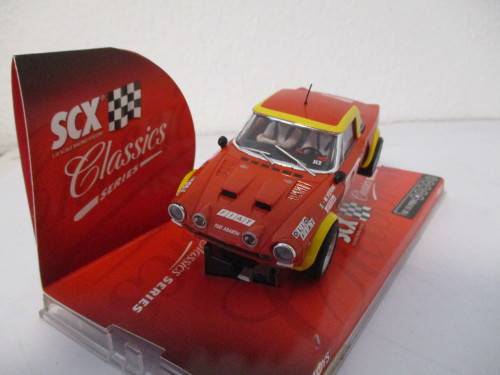 1/32 SCALE SCX SLOT CAR FIAT 124 SPYDER