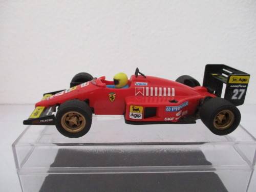 1/32 SCALE SCX SLOT CAR F1 FERRARI/87 (NO 27 MICHELLE ALBORETO)