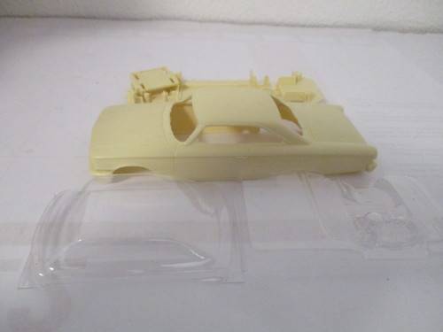 1/32 SCALE SLOT CAR RESIN BODY AND CHASSIS 63 FORD GALAXIE AND DECALS