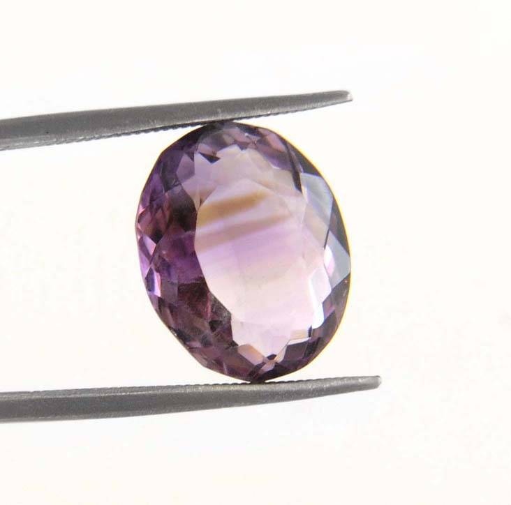 Untreated Oval Cut 7.14 Ct IGLI Certified Amethyst Gemstone - Brazil Mines