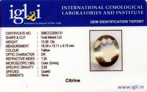 igli certified emerald stone