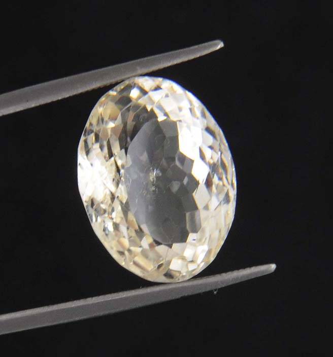 Untreated Top AAA Quality 12.35 Ct IGLI Certified Citrine Gemstone - Oval Cut