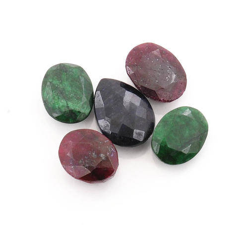 52 Ct Natural Ruby, Sapphire and Emerald Gemstone Lot