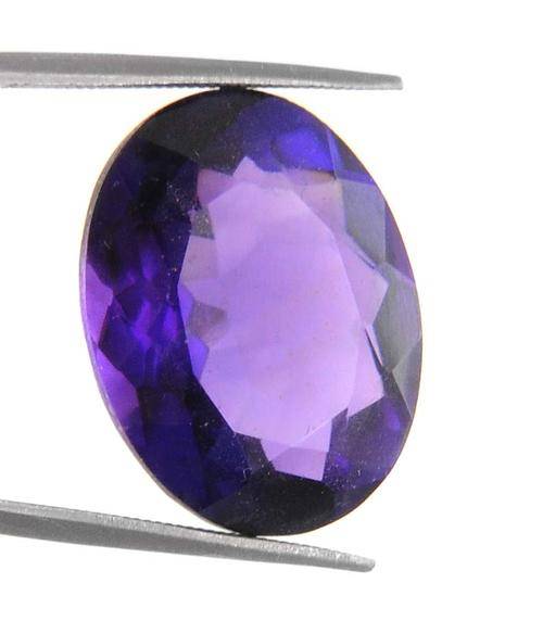 16.89 Ct MGL Certified Oval Mixed Hydro Amethyst Gemstone - AAA Quality