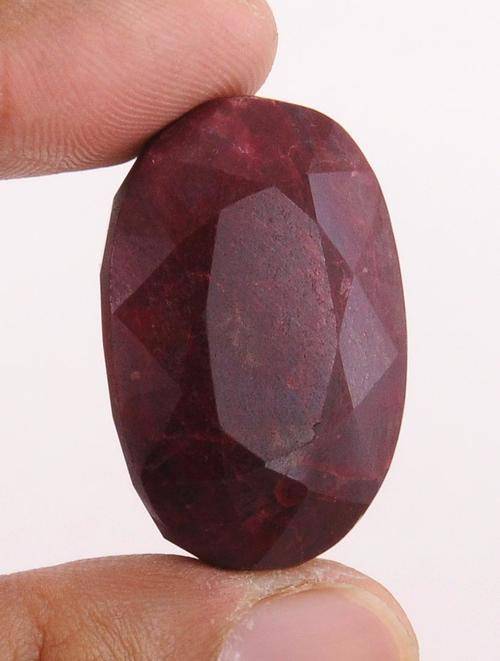 138.34 Carat Certified Oval Shape Ruby Gemstone-Indian Mines Stone