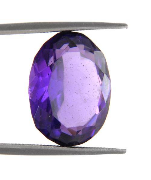 12.17 Carat Certified Amethyst Gemstone-MGL Indian Certified Stone