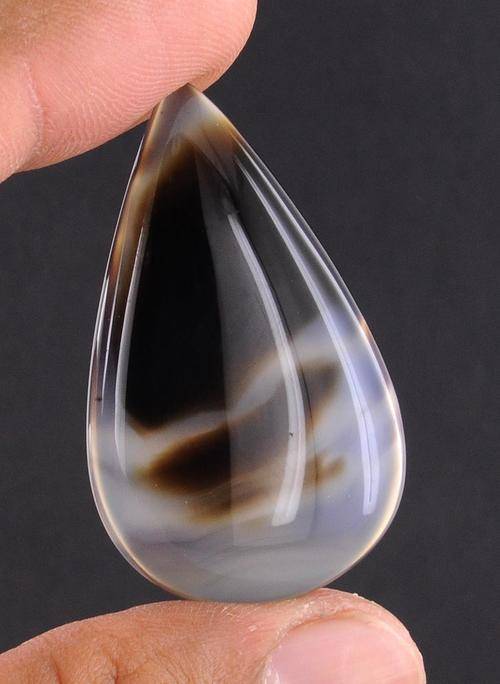 48.15 Carat Pear Cabochon Shape Onyx Gemstone