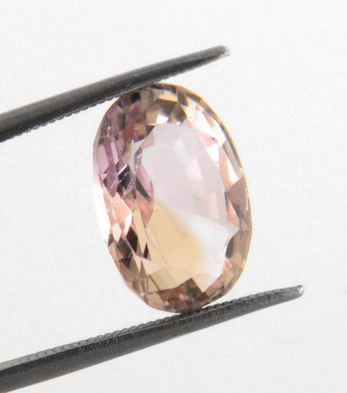 5.27 Ct Certified Oval Mixed Ametrine Gemstone - Bolivia Mines