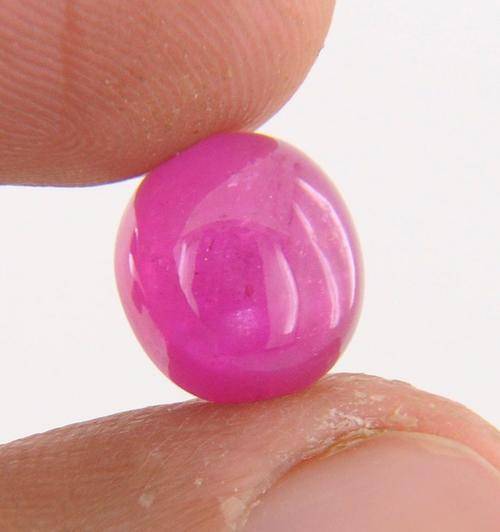 8.07 Ct IGLI Certified Oval Cabochon Natural Ruby Gemstone