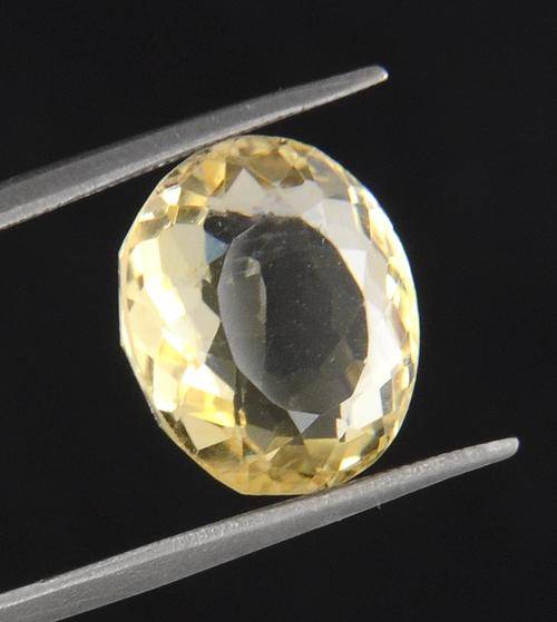 6.27 Ct Certified Oval Mixed Citrine Gemstone-Brazilian Mines Stone