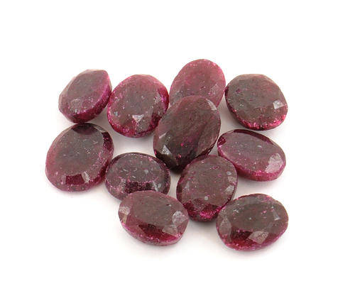 109.80 Ct Certified Mixed Shape Natural Ruby Gemstone Lot