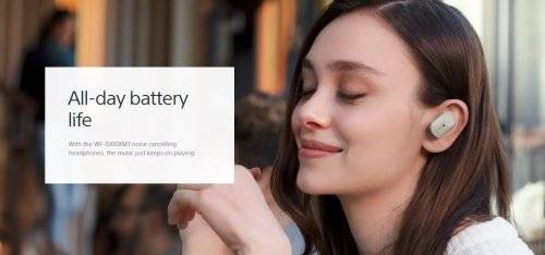 Sony Wireless noise-canceling earphones