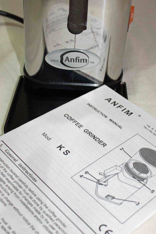 Anfim KS Burr Coffee Bean Grinder