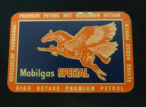 Pocket calender- Mobilgas; 1957