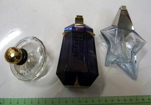 empty Baby doll , Alien and Angel Parfume / scent bottles