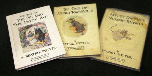 3 HARD COVER BOOKS  , BY BEATRIX POTTER