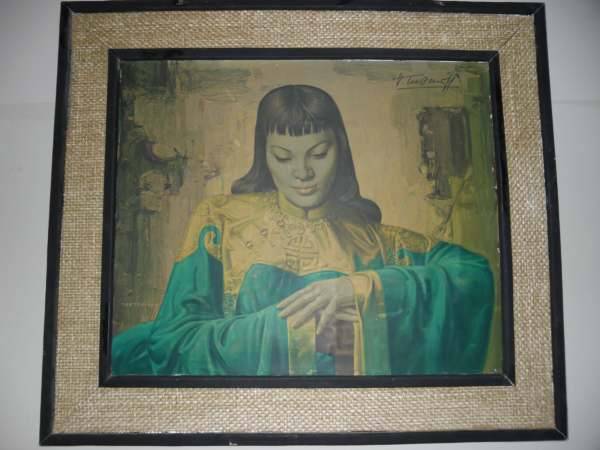 TRETCHIKOFF SIGNED PRINT ( 80 X 90 CM )
