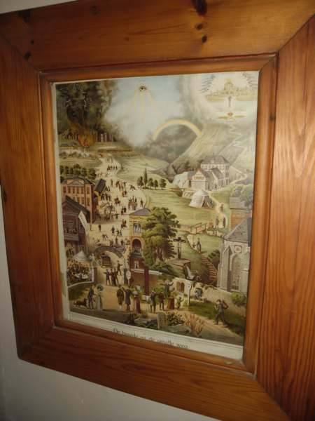 BREEDE EN SMALLE WEG PRINT IN OREGON FRAME ( 67 X 76 CM)