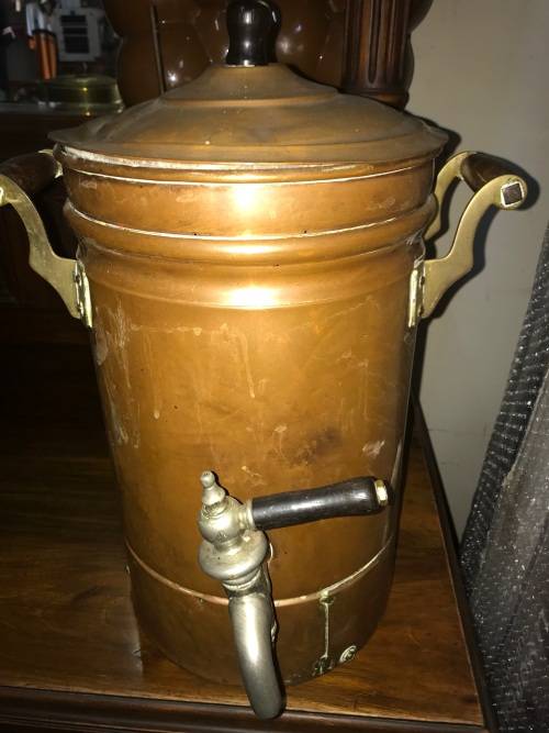 Antieke Koper Waterhouer ( 44 x 34 cm )