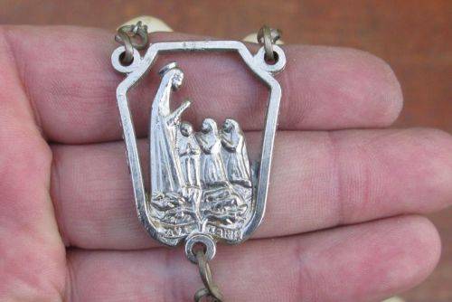 BEAUTIFUL HUGE CRUCIFIX ( 20 X 12 CM ) AND ROSARY ( 147 CM )