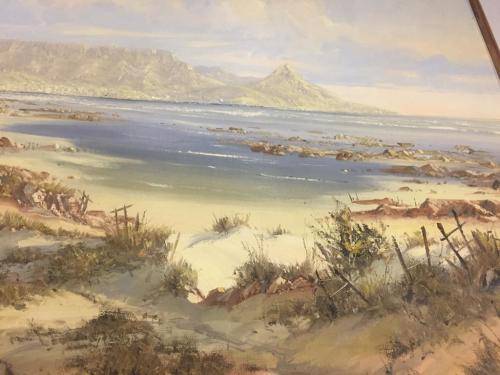 Huge Gerrit Roon painting , 1974; 1400 x 890