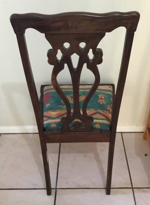 IMBUIA BALL AND CLAW DININGROOM CHAIR