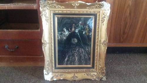 VINTAGE ITALIAN OIL ON BORD BY VITTORIO PETRELLA DA BOLOGNE BORN 1886 ( 42 X 52 CM )