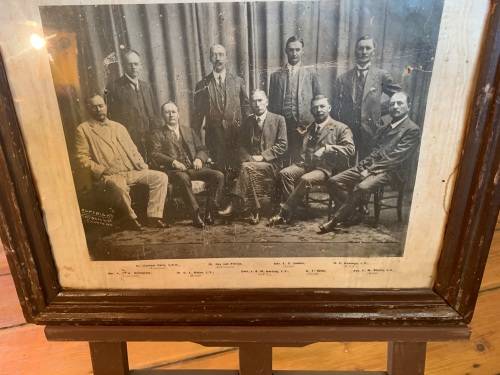 Framed picture of Die Vryheidsdeputasie circa 1919