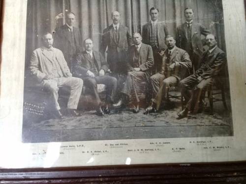 Framed picture of Die Vryheidsdeputasie circa 1919