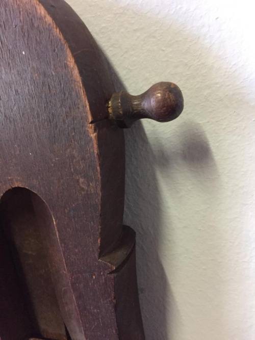 RARE POLICE RATTLE CIRCA 1830 ( 25 x 25 cm )