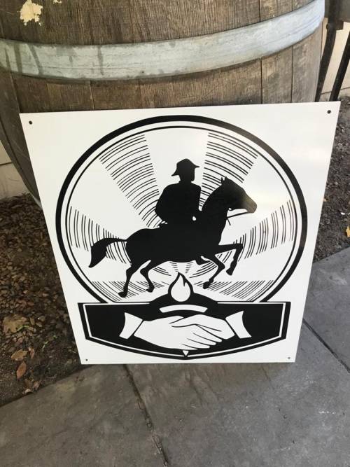 Rapportryers Reproduction Metal Sign ( 60 x 50 cm )