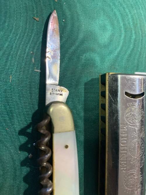 Vintage Collection: Pocket Knife and Harmonica