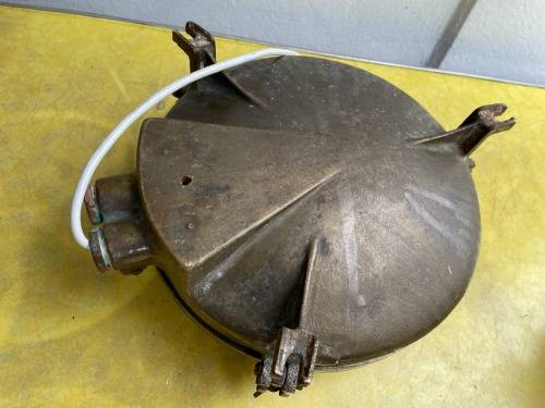 Rare Brass Ships Light ( 25 x 25 cm )
