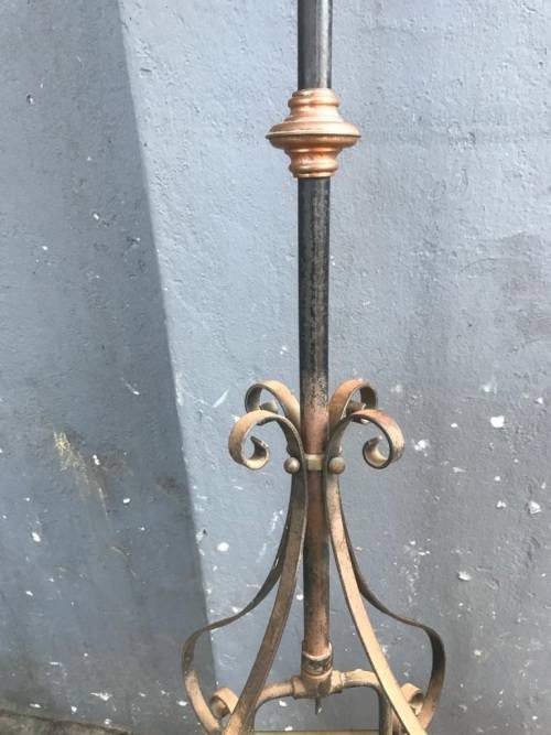 Beautiful Original Art Nouveau Ceiling Gaslamp converted to electricity