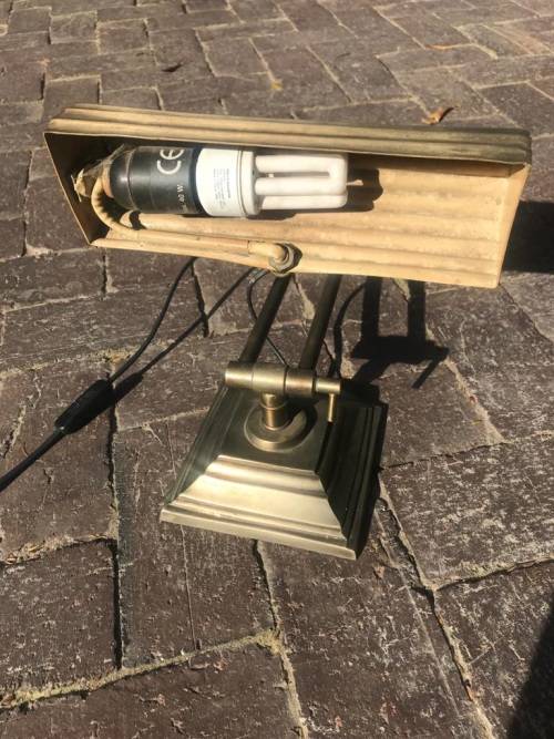 Brass Desk-table Bankers Lamp