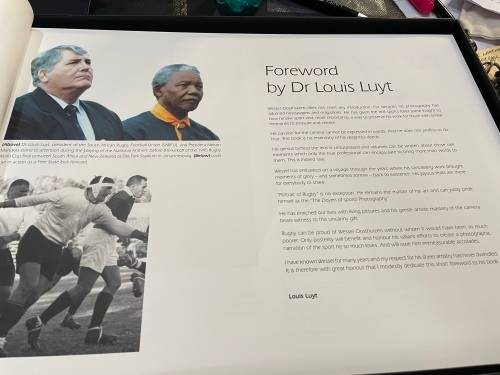 Rare Book: Portrait of Rugby by Wessel Oosthuizen ( Limited Edition in original box )