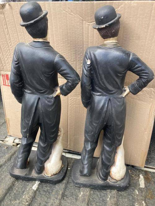 1 Charlie Chaplin Figurines made from Fibreglass ( 53 cm ) Bid per figurine to take 1