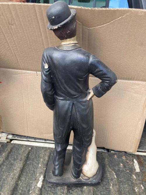 1 Charlie Chaplin Figurines made from Fibreglass ( 53 cm ) Bid per figurine to take 1