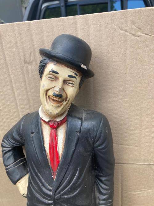 1 Charlie Chaplin Figurines made from Fibreglass ( 53 cm ) Bid per figurine to take 1