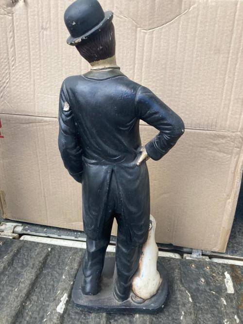 1 Charlie Chaplin Figurines made from Fibreglass ( 53 cm ) Bid per figurine to take 1