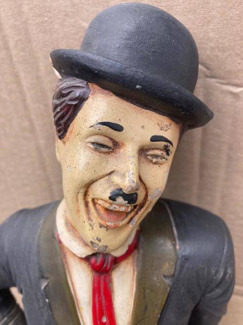 1 Charlie Chaplin Figurines made from Fibreglass ( 53 cm ) Bid per figurine to take 1