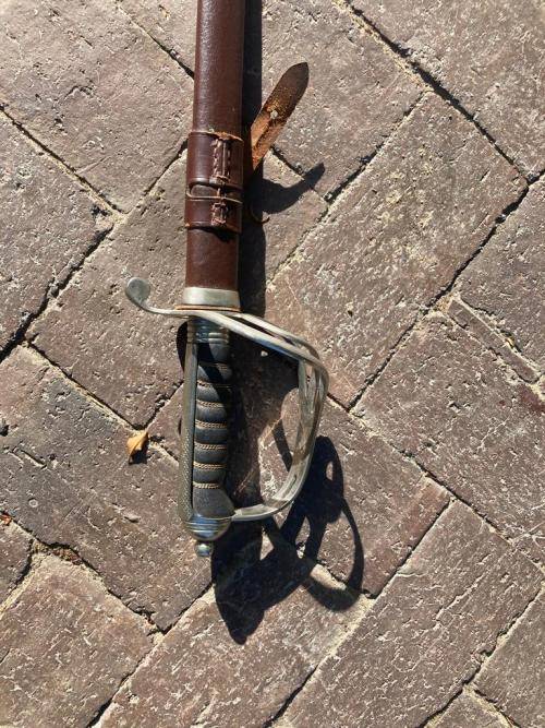 Sword : SAP Ceremonial Sword with Scabbard ( Blade by Solingen , Germany )