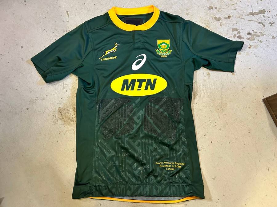 Rugby : Springbok Players Jersey 2018 ( Blood Jersey )